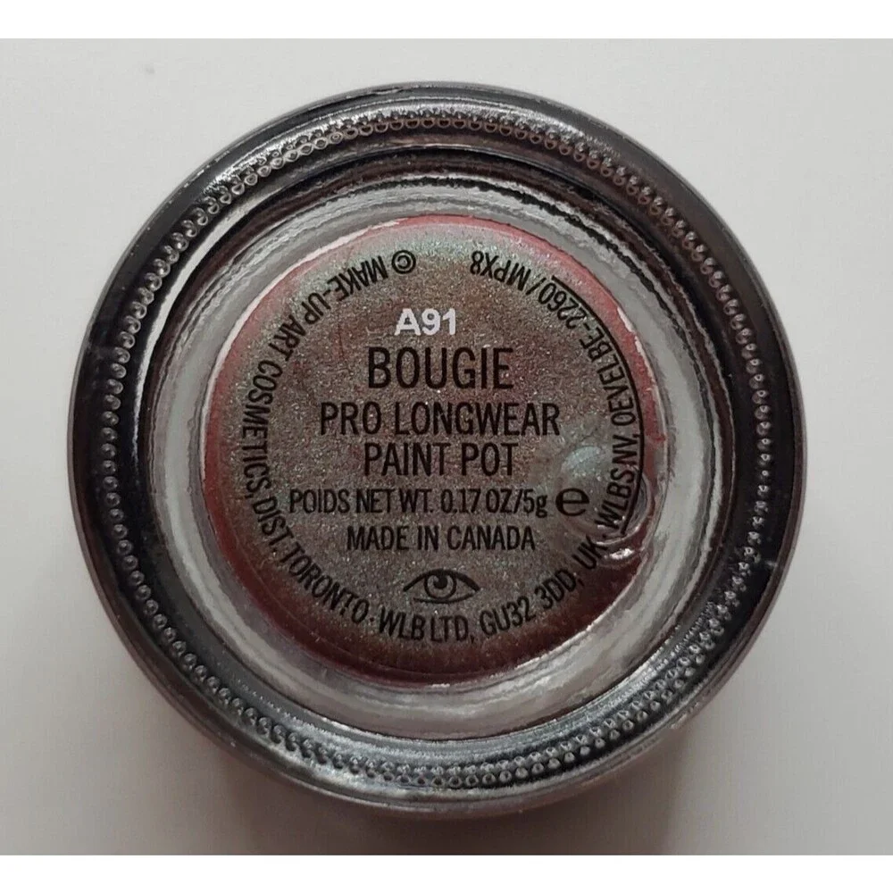 MAC BOUGIE Paint Pot Eye Shadow  ~  Red Brown Green Pearl ~ Pro Longwear NIB